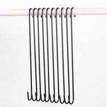 둥근 S고리 블랙 50cm, 1개, 상품선택