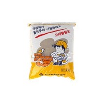 철물팩토리 몰탈 시멘트 4kg 가정용 빨리굳는 소분량 보수용 4개입