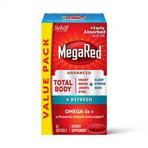 MegaRed 메가레드 오메가3 피쉬+크릴오일 65 소프트젤