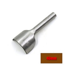 가죽공예 QJH 9 사이즈 스틸 가죽 공예 하프 라운드 커터 펀치 스트랩 도구, 07 size 40mm