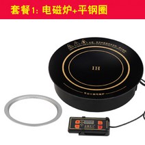 노브랜드 인덕션냄비 유도 밥솥 원형 상업 임베디드 3000W 와이어 제어 고성능 호텔 화재-10217, 옵션02