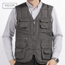 남자 겨울 작업 패딩 조끼