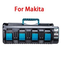 디월트충전기 호환 밀워키 14.4V 18V 20V DC18SF DCB104 BS1418 M18 BL1830 AL1860 Bosch Makita 용 4 포, 01 For Makita_03 UK