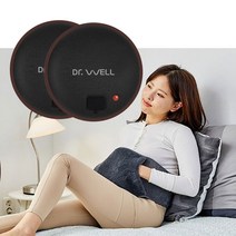 웰스톤 돌찜질기 충전식 복부 배 돌뜸 찜질기x2개, 돌뜸 DR-175