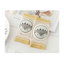 아기 무릎보호대 여름 용 메쉬 유아 백일 돌아기 돌선물, 옐로우