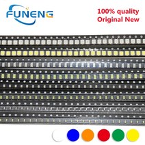 WIFI 6E AX210 블루투스 5.3 네트워크 카드 0603 0805 1206 3528 5050 5730 SMD LED 발광 레드 옐로우 그린 화이트 블루 로트당 100 개, 20.3528 Yellow