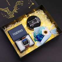 시계 선물 세트 아빠 시아버지 생신선물 60대 장인어른 어르신 실용적인 교수님 이직 무난한, 단일사이즈, 시계+벨트 선물세트 2