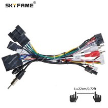 스피커부품 SKYFAME 자동차 16 핀 배선 하네스 어댑터 캔버스 박스 디코더 쉐보레 3 뷰익 엑셀 스파크 GM-RZ-10, [01] Only Cable