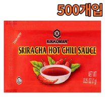 Kikkoman 기꼬만 스리라차 핫 칠리 소스 패킷 7g 500개입, 1개