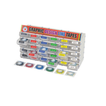 라인 테이프 2mm 노랑 미술용 건축용 마스킹 커버링