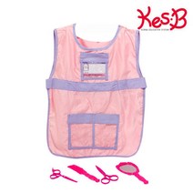 미용사역할 가운 가위 브러쉬 거울 역할의상 미래희망