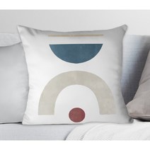 보헤미안유니크 미니멀모던아트A 차박미니 쿠션커버30x30