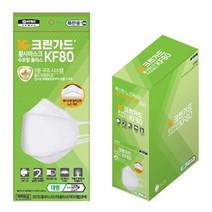 귀가편한마스크 크린가드황사KF801매입 얼굴작아보이는마스크 여름천 덴탈