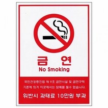 세모네모 10000-1 금연시설 및 간판 배너 알림 알림스티커 표지, 옵션없는_단일상품, 옵션없는_단일상품