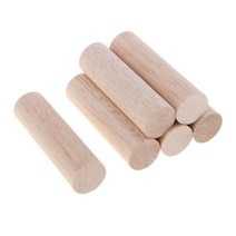 STK 20mm 둥근 발사 목재 스틱 미완성 목공예 스틱 은못, 나무1