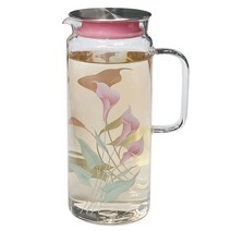 코렐 코디네이츠 백합 냉장고물병 유리물병 3사이즈선택, 1L