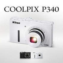 니콘 정품 P340 /Wi-Fi/Full-HD동영상/하이엔드 [32GB 포함] k, 블랙, 32GB 메모리+케이스+리더기
