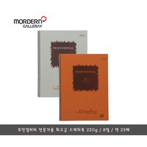 모던갤러리 전문가용 8절 스케치북 220g/약 25매