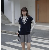 이승창 러블리 민소매 카디건 베스트 여성