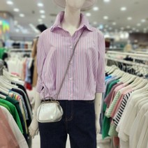 에이비에프지 자수포인트 뒷밴딩 블라우스 ASX2HB51E