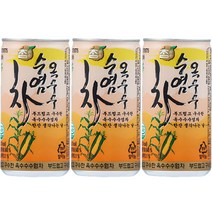 참맑은 옥수수수염차 175ml x 90캔, 1개, 1개, 175ml  90캔