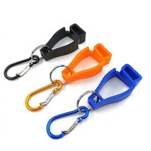 장갑집게 장갑클립 작업장갑클립 글러브클립 장갑 작업 걸이 고리 클립 줄자 헤드렌턴 가방 안전모턱끈, A형비너=집게검정