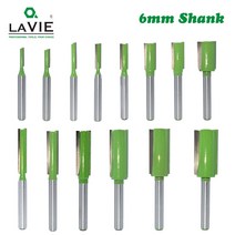 밀링공구 lavie 1pc 6mm 생크 스트레이트 비트 텅스텐 카바이드 싱글 더블 비트, 6x16x30mm
