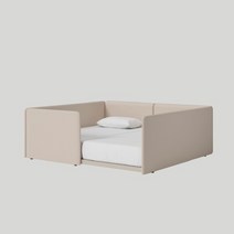 한샘 스테디2 하이 패밀리침대 SS+SS 양쪽가드형 데이베드 색상2종 매트별도, B형 뉴트럴베이지(B)