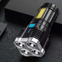 4구 손전등 L-S 03 캠핑 랜턴 후레쉬 라이트 써치 작업등 LED 렌턴 서치라이트, 4구손전등 L-S03