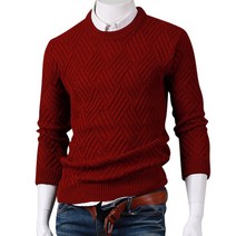 스댕클럽 남성용 꽈배기 스웨터 티셔츠 니트 라운드 YW7024