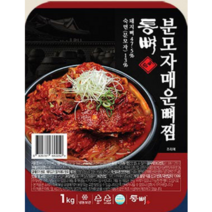 [통뼈공식몰] 통뼈 분모자 매운 뼈찜 1kg X 1팩, 1. 매운 뼈찜 1팩, 1개