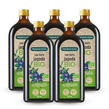 프리미엄 로사 [프리미엄로사] 폴란드직수입 100 유기농 빌베리 원액(500ml) 5병, 500ml, 5개