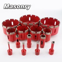 홀쏘 세트 대형 드릴 다이아몬드 구멍 톱 비트 m14 스레드 다이아몬드 소결 코어 비트, 40-45-50-55-60