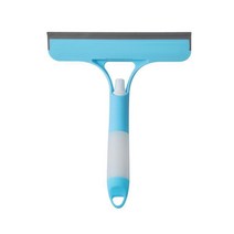 다기능 주방및 욕실 물기제거기 유리거울닦기 3in1 기능, 블루, 1개