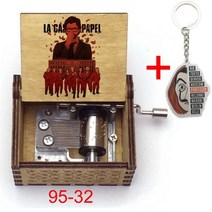 La Casa De Papel Bella Ciao 프린트 뮤직 박스 살바도르 달리 머니 페이퍼 하우스 뮤지컬 핸드 남성 여성 262809, 공간