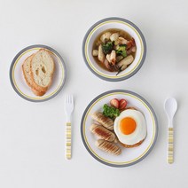 캠핑 그릇 세트 6P (1인용), 그레이, 1개