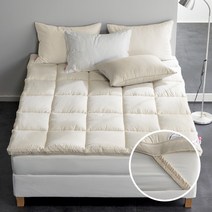 이블랑 고밀도 워싱 토퍼, 아이보리