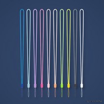 회사 직장인 사원증 버스카드 야광 목걸이줄 신입사원명찰목줄 케이스목줄, 화이트