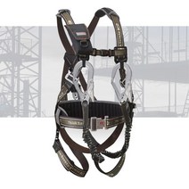 건설현장 X반도 벨트세트 브라운 더블엘라L 간판설치 추락방지 신체보호