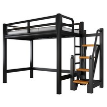 원룸 성인용 벙커침대 기숙사 게스트하우스 책상, 1200mm1900mm블랙