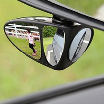 차량용 사각지대 주차 보조 거울 백미러 쏘나타LF 티볼리 미니컨트리맨 스포티지R 봉고3 니로 투싼NX4 BMW YF XG 베라크루즈 코나 그렌져IG KA4 K3 k3, 1개, 보조미러 블랙 운전석낱개