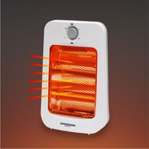 짐머만 2단 미니히터 ZMH-8210W / ZMH-8230G석영관 전기 히터 스토브 사무실 난방기, 화이트