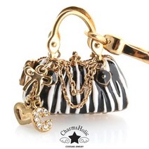 참스홀릭Brindle rebecca bag charm gold cks301, 수량