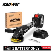 충전그라인더 충전 그라인더 디월트 호환 그라인더 무선그라인더 NANWEI-21V 리튬 이온 브러시리스 무선 앵, 01 328TV 1 batteryC