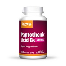 자로우 포뮬러스 판토텐산 B5 500mg 100캡슐, 1개, 기본