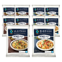 청정원 호밍스 소고기볶음밥 210g 5개 + 통새우볶음밥 210g 5개