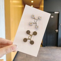 브로찌 옷핀브로치 뱃지 여성용 세트 여성용 허리 를 조입니다. 스커트 바지 청바지 adj 테이블 허리 클립 금속 핀 의류 액세서리
