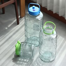 매실 담그는통 담는 담금주 수제청 발효주 효소 매실청 유리병 용기 과실주 술담는병, 8L