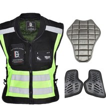 오토바이 반사자켓오토바이 에어백 조끼 반사 안전 모토크로스 보호 슈트 재킷, 02 GR-Y06Green Suit