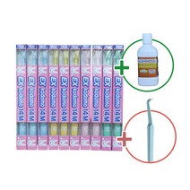 코도모칫솔 10개+불소가글 루미너스 1개+테페 컴팩트터프트 1개 전사이즈택일, 코도모10개+데일리(일1회)+터프트1개, 11M